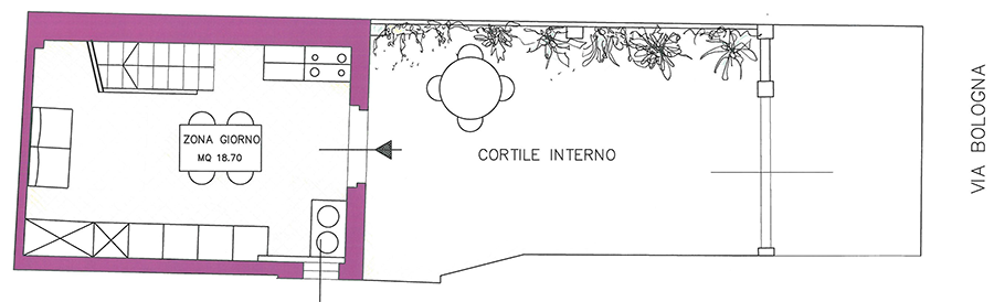 residenza al primo piano